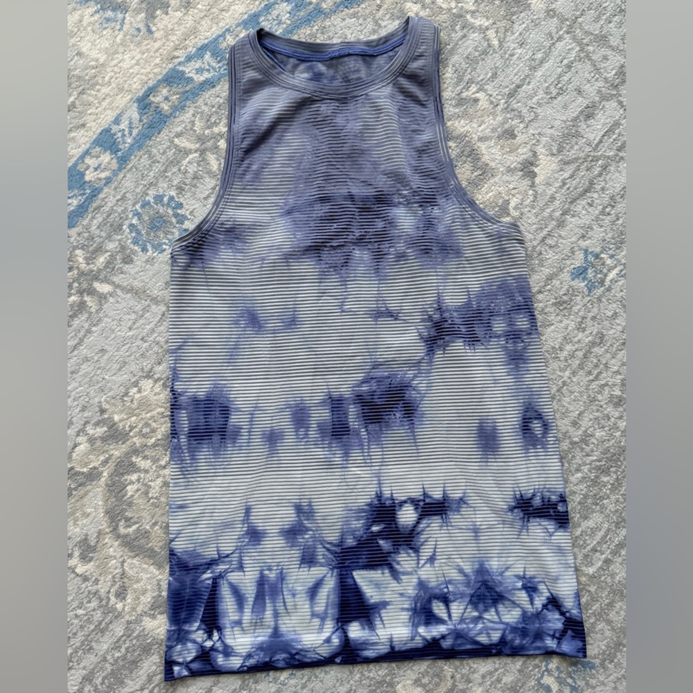 Lululemon Swiftly Tech Tank 2.0 *Wash Shibori Stripe Midnight Orchid - Picture 5 of 9